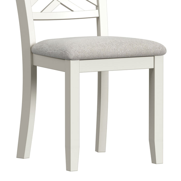 Brooks - 6 Piece Dining Set With Table, 4 Wood Back And Upholstered Seat Chairs, And Bench