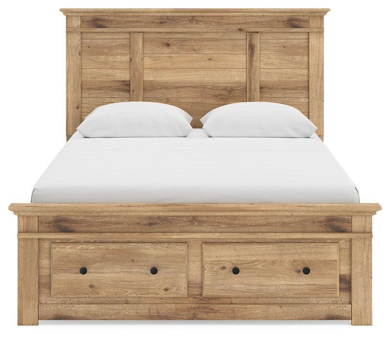 Makidern - Panel Storage Bed