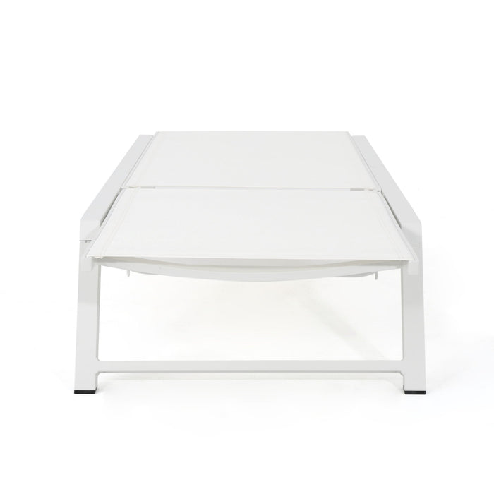 Myers - Modern Chaise Lounge Set With Adjustable Back