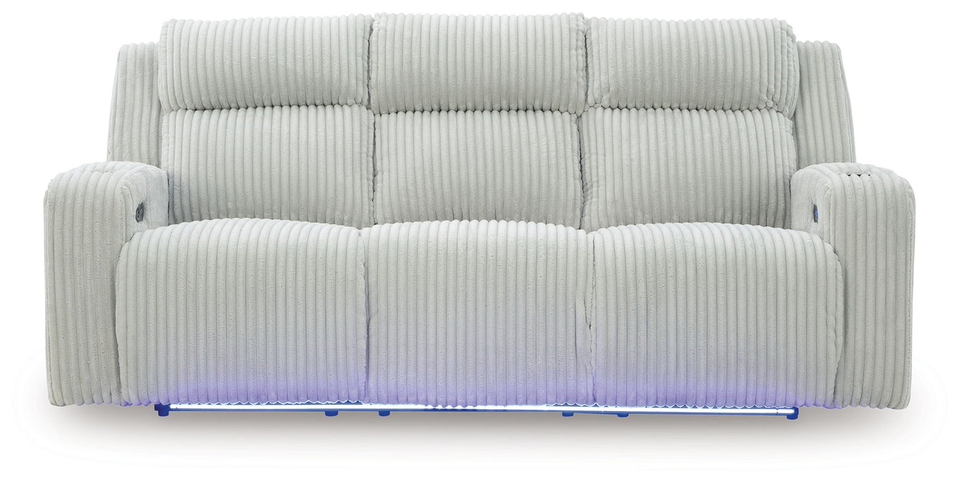 Forest Lake - Power Reclining Sofa With Adj Headrest