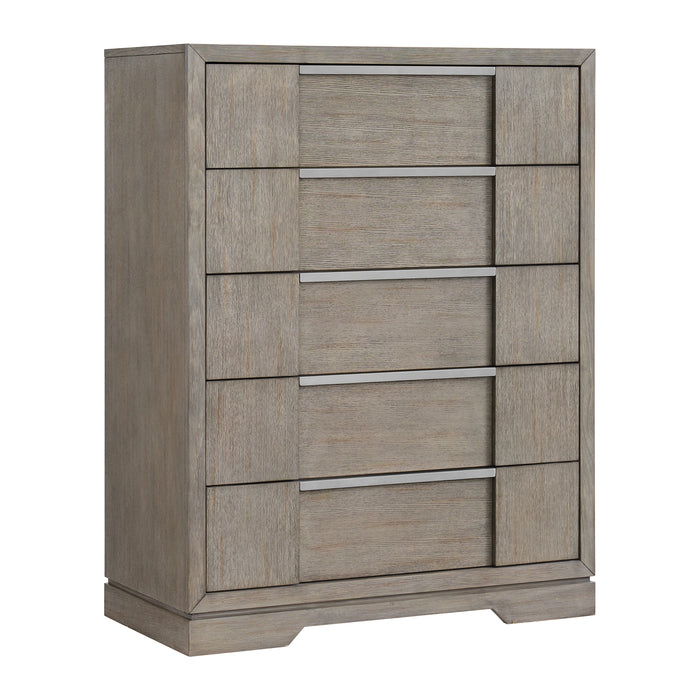 Kelis Panel Bedroom Set with LED
