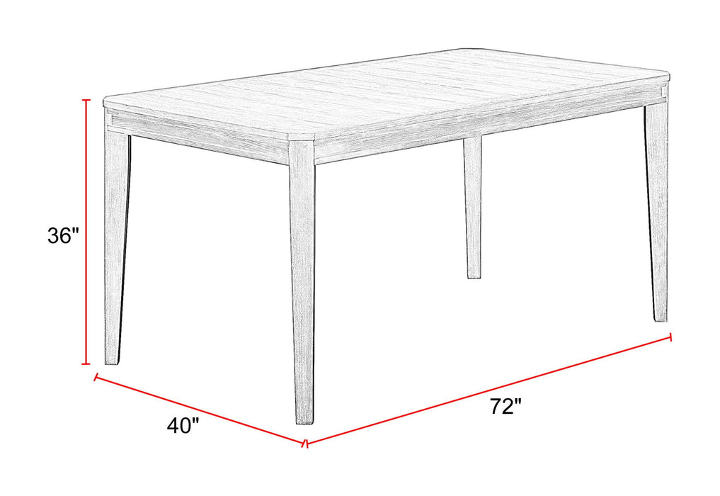 Breckenridge - Dining 72" Counter Height Table - Medium Brown