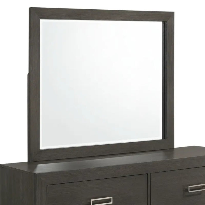 Elements International Sasha Mirror in Charcoal image