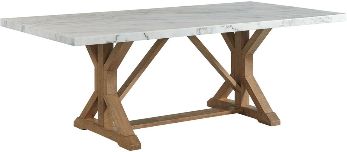 Elements International Lakeview Rectangular Dining Table in Natural CDLW100DTC image