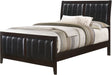 Elements International Lawrence King Panel Bed in Espresso Lacquer image