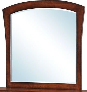 Elements International Jenny Mirror in Medium Espresso Lacquer image