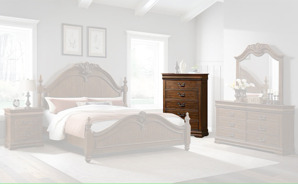 Elements International Northridge Chest in Brown image