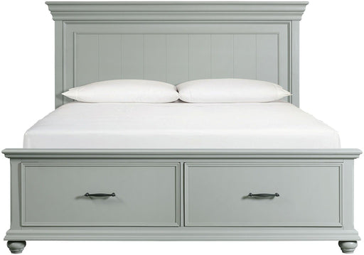 Elements International Slater King Storage Bed in Grey image